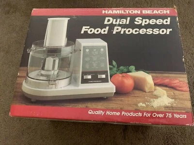 Hamilton Beach Dual Speed Food Processor 702w NOS unused new in box - Image 1 of 4