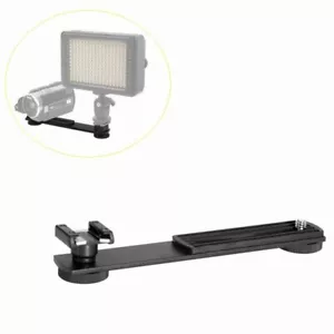 Barra de Extensión Zapato Caliente Montaje de Doble Soporte para DV LED Luz de Video Cámara Flash - Imagen 1 de 8