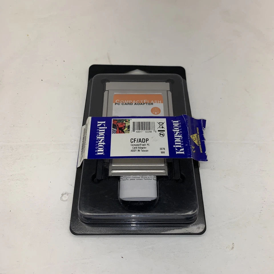 Kingston CompactFlash PC Card Adapter (CF/ADP)  *NEW* In Sealed Packages - Image 1 of 4