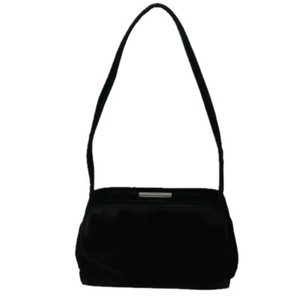 Prada Black Velvet Shoulder Bag Authentic