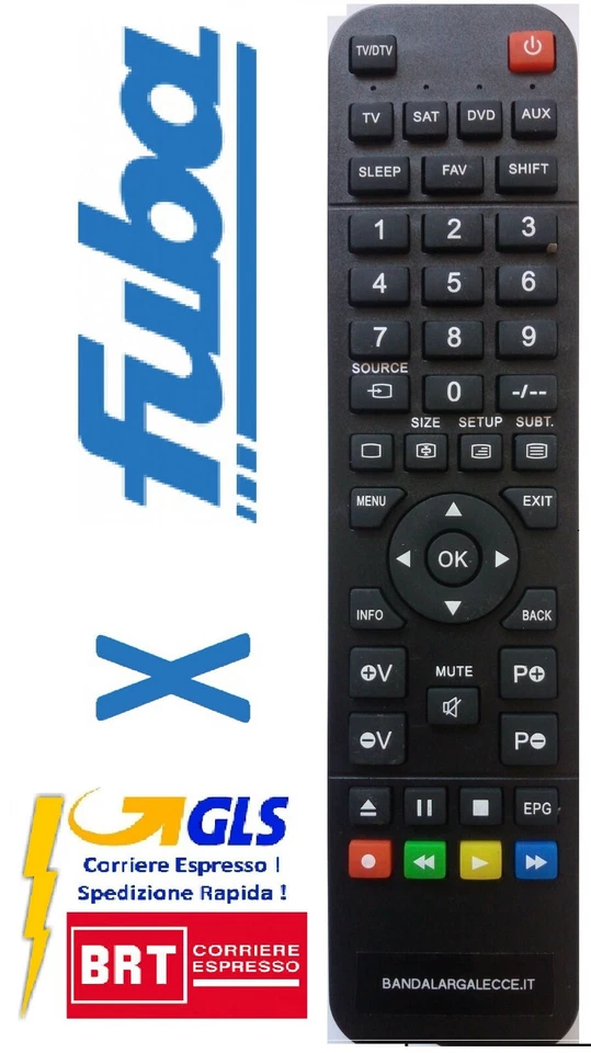 Telecomando già programmato per FUBA selezionare il modello arriva già pronto - Immagine 1 di 1