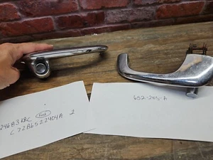 Vintage Original 1967 1968 Ford Mustang Exterior Door Handles Left & Right Pair - Picture 1 of 11