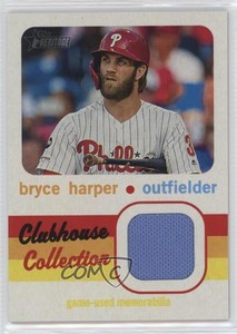 2020 Topps Heritage Clubhouse Collection Relics Bryce Harper #CCR-BH