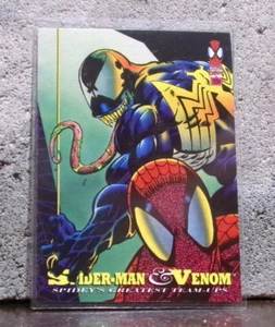 TARJETA COLECCIONABLE SPIDER-MAN DIRECTAMENTE DE PAQUETE A MANGA PENNY: Y VENOM - Imagen 1 de 2
