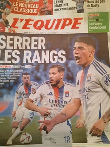 L'EQUIPE 4 mai 2025 # ASSE 1-3 MONACO ; STRASBOURG 2-1 PSG, LOSC - MARSEILLE - Picture 1 of 22