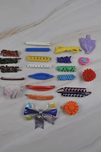Vintage Barrettes 1990’s Assortment Childs Hair Barrettes Hair Clips 22 Pieces  - Picture 1 of 8