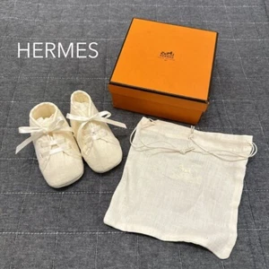 Hermes Baby First Shoes 100% cotton White - Picture 1 of 7