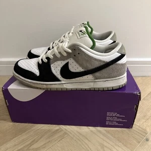 🔥Nike SB Dunk Low Pro UK 9 EU 44 US 10 Chlorophyll BQ6817 011 Grey White Zoom - Picture 1 of 9