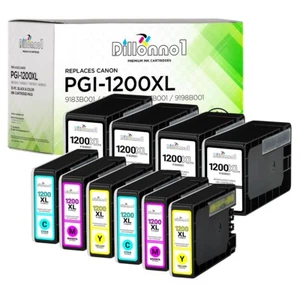 For Canon PGI-1200XL Ink Cartridge for MAXIFY MB2720 MB2120 MB2320 MB2020 Lot - Picture 1 of 12