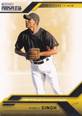 Veer Mahaan WWE Rinku Singh 2009 TriStar Prospects Plus Rookie Card #71 RC - Image 1 of 4