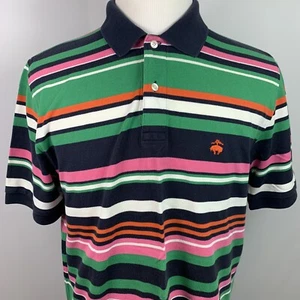Brooks Brothers Performance Mens Short Sleeve Pique Polo Shirt Size M - Imagen 1 de 7