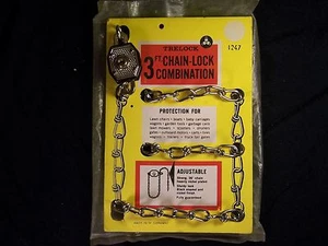 Vintage Trelock Padlock / Chain Lock w/ Original Package Bike Boat Outboard    - Picture 1 of 4