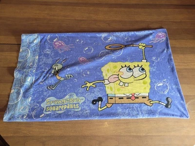 Bob Esponja Pantalones Cuadrados Nickelodeon Funda de Almohada Estándar 2002 Foto 1 de 4