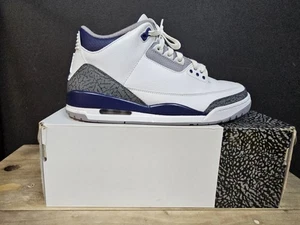 Size 11 - Air Jordan 3 Retro Midnight Navy Excellent Condition With Original Box - Picture 1 of 16