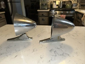 Pair Side Sport Bullet Door Mirror Used 1970 1980 - Foto 1 di 8