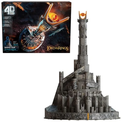 Senhor dos Anéis Barad-Dur Eye Sauron kit modelo 3D 204 peças, decoração de mesa adulto - Imagem 1 de 4