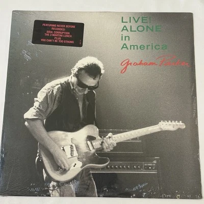 Graham Parker Live! Alone in America Record LP Vinyl 9673-1-R RCA 1989 Y - Image 1 of 4