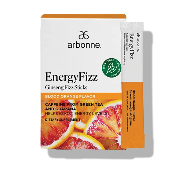 EnergyFizz Ginseng Fizz 30 varillas - sabor naranja sangre Foto 1 de 1
