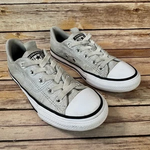 Sneakers basse slip on Converse Chuck Taylor All Star bambina argento glitter 2 - Foto 1 di 10