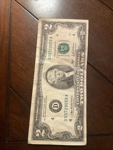 2003 $2 Two Dollar Bill Series a Rare Collectible - Picture 1 of 6