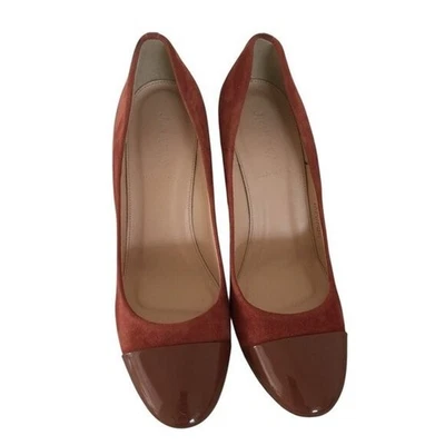 J CREW LEATHER MADE IN ITALY PUMPS SIZE 8 or 8.5 US - Image 1 of 4