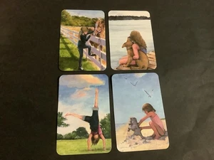 MODERN 4 Swap Cards- Sapphire Spodooki, Beautiful beach babies new - Picture 1 of 3
