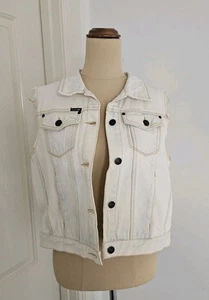 Rusty 12 Sleeveless Denim Jacket Like New - Picture 1 of 20