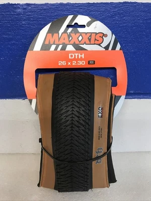 Neumático Maxxis DTH 26 x 2,30" Dark Tanwall EXO acanalado pulido urbano nuevo Foto 1 de 4