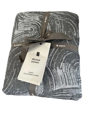 Edredón West Elm Franela Pincelada - King/Cal King - Dark Gary Foto 1 de 4