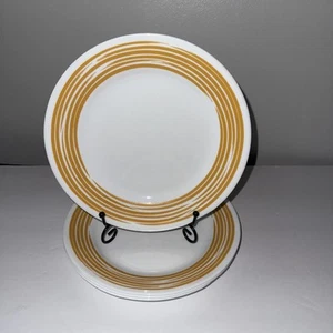 Corelle Striche of Color Mandarine Orange Mittagessen Salatteller 4er Set - Bild 1 von 10