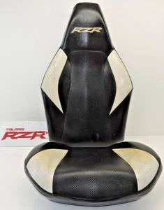 š„ 2013 POLARIS RZR 800 EFI - OEM SEAT BACK LOWER PAD CUSHION BLACK WHITE š„ - Picture 1 of 15