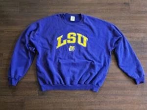 Vintage LSU Lousiana State University Tigers Sweatshirt 90s Size 3X-Large READ - Picture 1 of 6