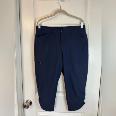 Eddie Bauer Women’s Navy Hiking Capris - Size 8 - Image 1 of 4