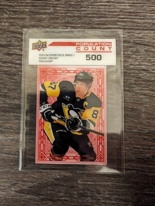 2023-24 Upper Deck Series 1 Population Count 500 #PC-12 Sidney Crosby
