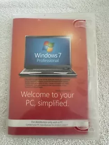 Microsoft Windows 7 Professional SP1 32Bit Full Version DVD - NO PRODUCT KEY!!! - Picture 1 of 2