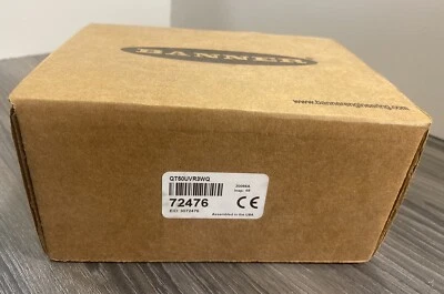 Banner Engineering QT50UVR3WQ Ultrasonic Proximity Sensor 72476 0.2-8M - USA - Image 1 of 4