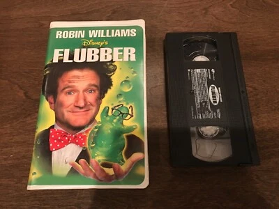 Flubber (VHS, 1998 Clam Shell) Robin Williams, Marcia Gay Harden - Image 1 of 3