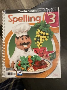 Bob Jones University Spelling 3 Teacher's Ediction, 2nd Edition, CD-Rom included - Picture 1 of 4