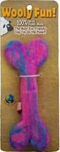 One Pet Planet Wool Dog Toy, 6.5-Inch,Magenta,Toys - Picture 1 of 1