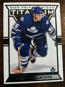 2002-03 Private Stock Titanium Retail Carlo Colaiacovo RC #138 0538/1475 Toronto - Bild 1 von 6