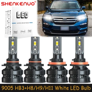 For Honda Pilot 2006-2018 Combo 9005+H11 LED Headlights Bulbs High Low Beam Z8 - Picture 1 of 18