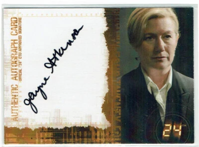 24 Season 5 Artbox 2008 Autograph Auto Card Jayne Atkinson as Karen Hayes RARE - Image 1 of 2