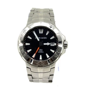 PIERRE CARDIN 38MM STAINLESS QUARTZ DIVERS WATCH - Picture 1 of 4