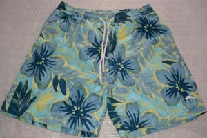 45396-a baúles forrados Tommy Bahama diseño tropical azul talla mediana adulto para hombre - Imagen 1 de 7