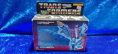 TF4 TRANSFORMERS DINOROBOT GIG G1 DINOBOT REPTILO SWOOP TAKARA 1984  ITALY RARE - Imagen 1 de 4