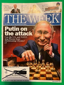 The Week Political Magazine January 28, 2022 Putin On The Attack Trans Woman￼ - Picture 1 of 2