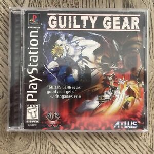 Guilty Gear (Sony PlayStation 1, 1998)  Black Label W Manual Tested Ps1
