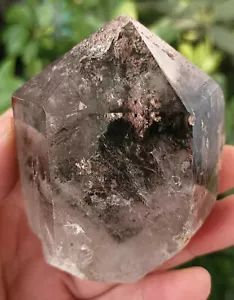 298g NATURAL CLEAR GHOST CRYSTAL QUARTZ CRYSTAL POINT HEALING 1 - Imagen 1 de 12