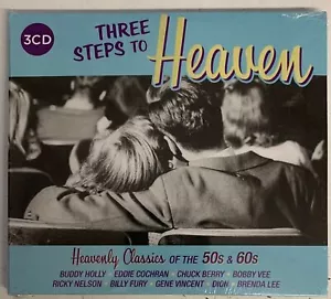 V/A -Three Steps To Heaven (3CD) New Sealed , Feat Buddy Holly,Bobby Vee,Chuck B - Imagen 1 de 2