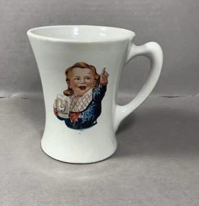 Vintage Hires Root Beer Ceramic USA Collectible Ugly Boy Soda Mug - Picture 1 of 8